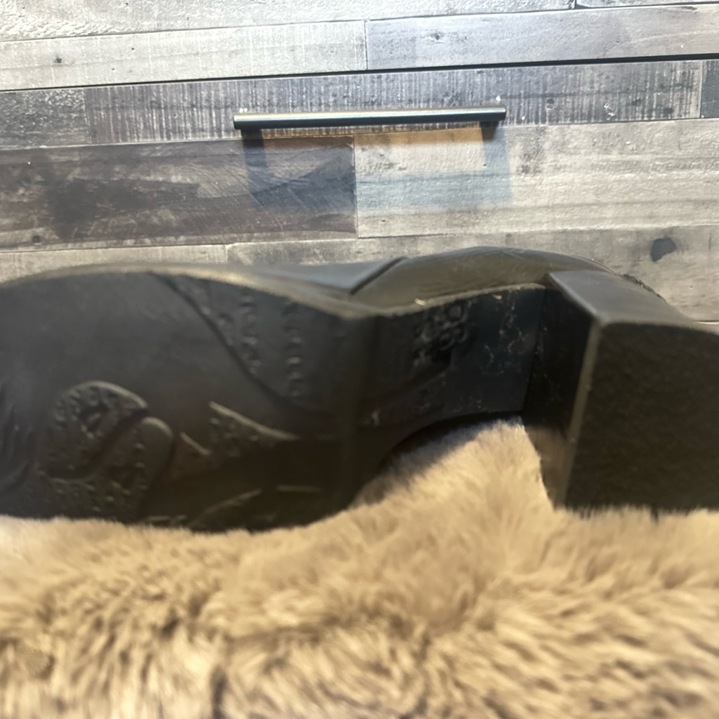 AS98 Black Over The Knee Boots Brand New